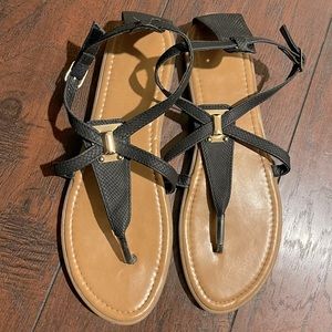 Black women sandals